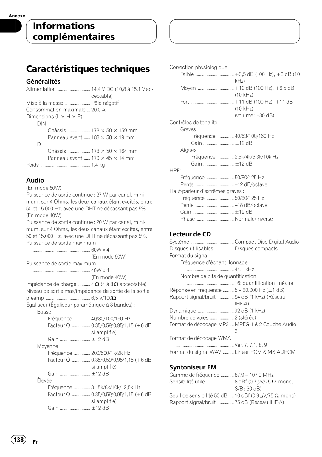 Pioneer DEH-P80MP operation manual 