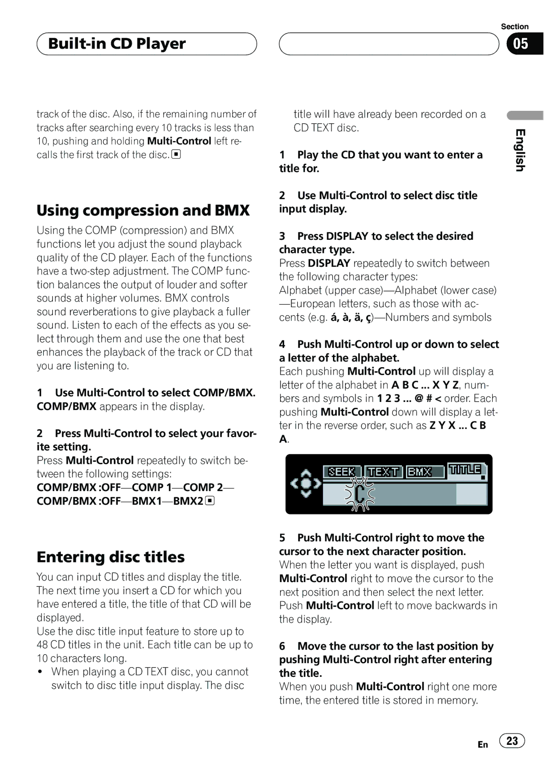 Pioneer DEH-P80MP operation manual 