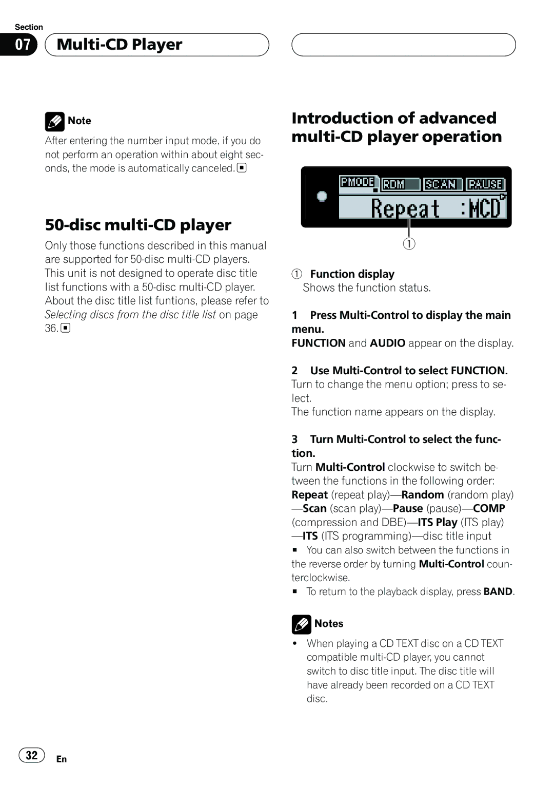 Pioneer DEH-P80MP operation manual 