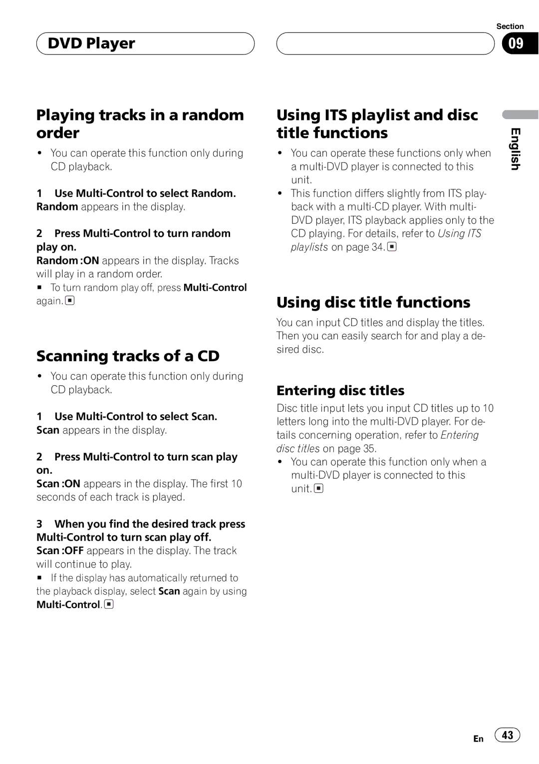 Pioneer DEH-P80MP operation manual 