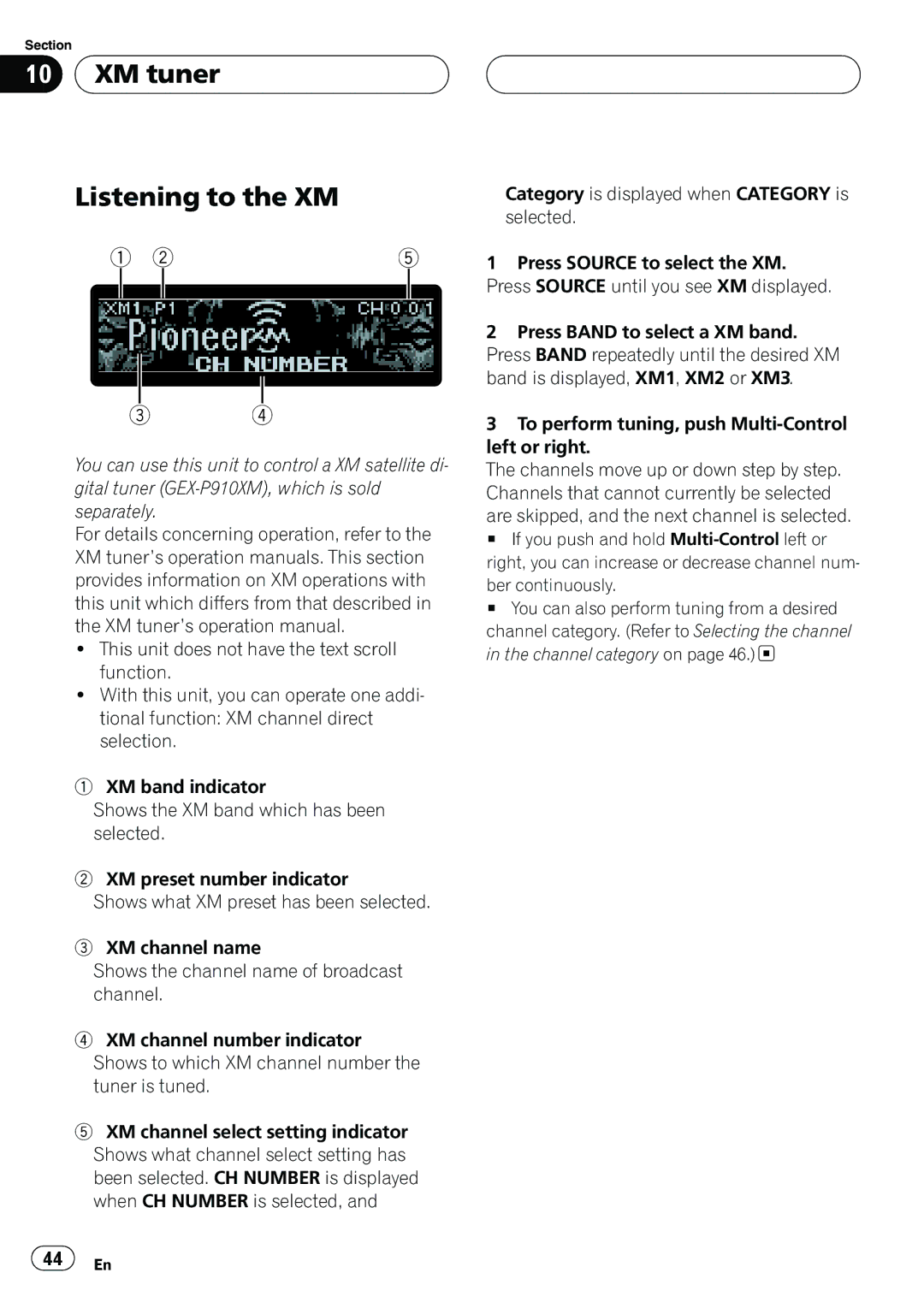 Pioneer DEH-P80MP operation manual 