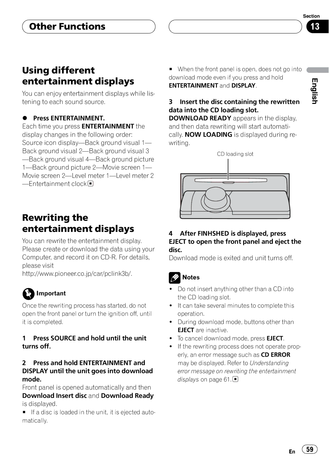 Pioneer DEH-P80MP operation manual 