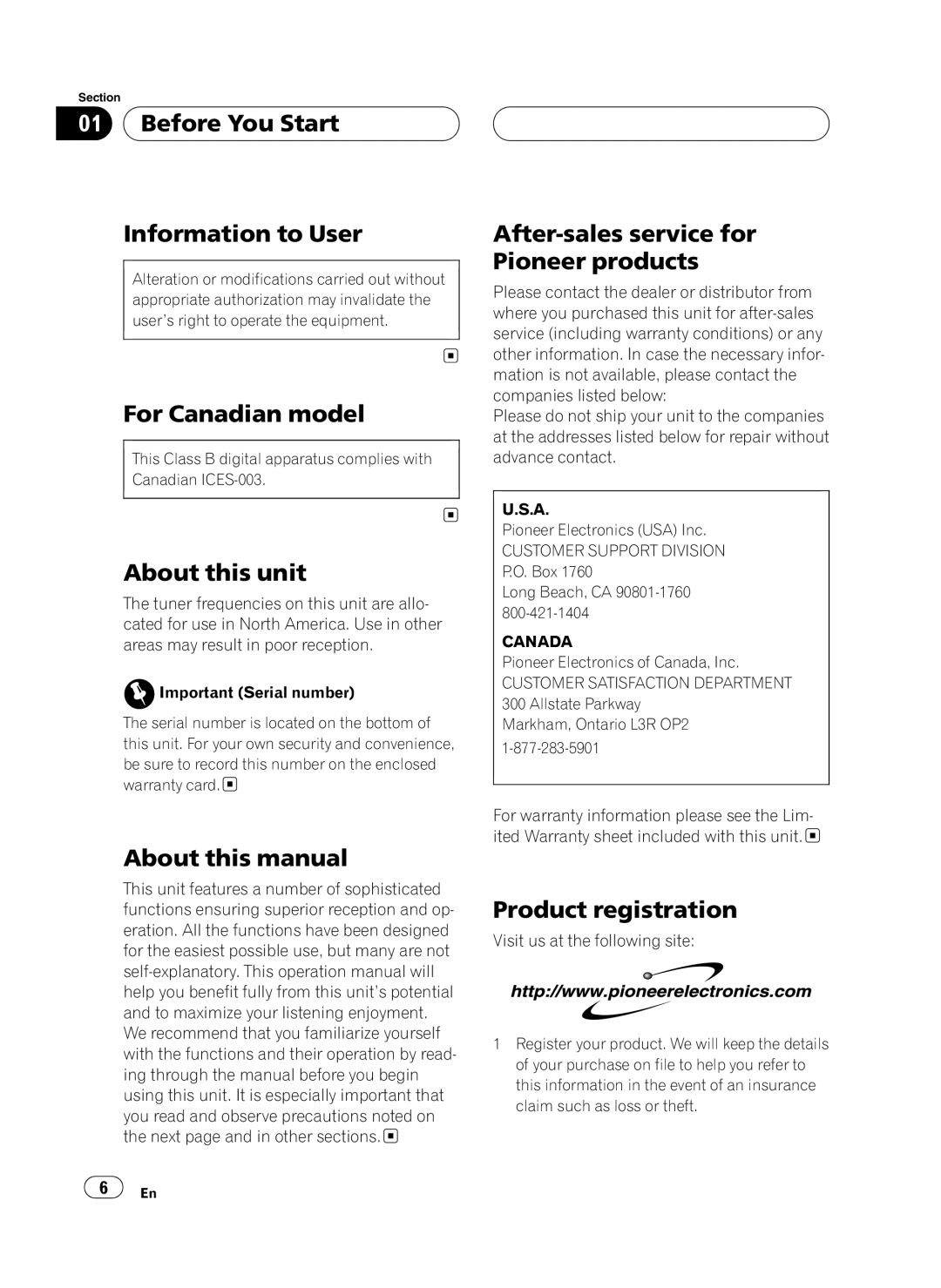 Pioneer DEH-P80MP operation manual 