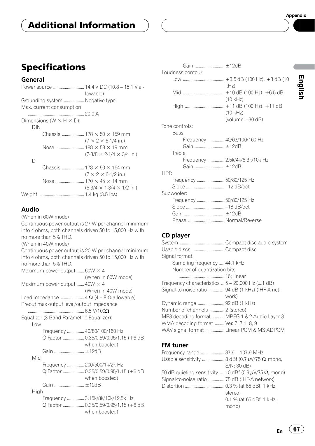 Pioneer DEH-P80MP operation manual 