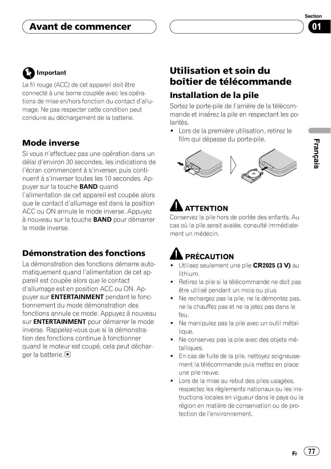 Pioneer DEH-P80MP operation manual 