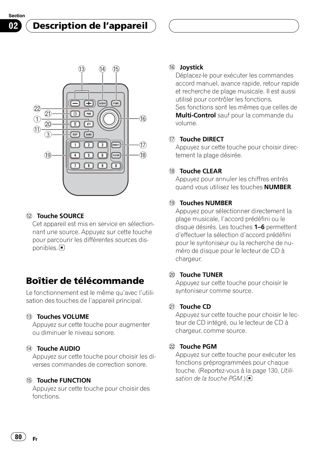 Pioneer DEH-P80MP operation manual Lk g b 