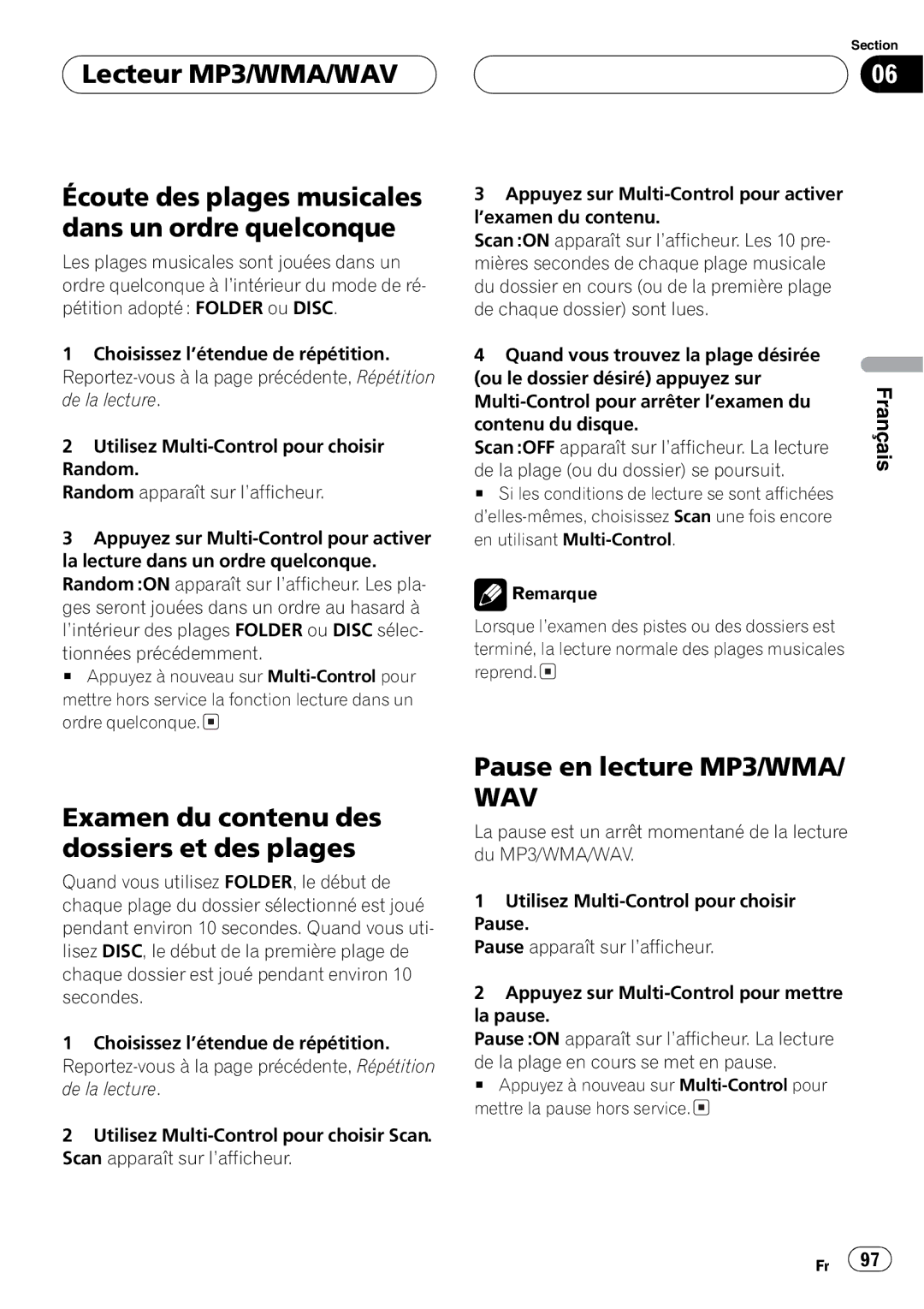 Pioneer DEH-P80MP operation manual 