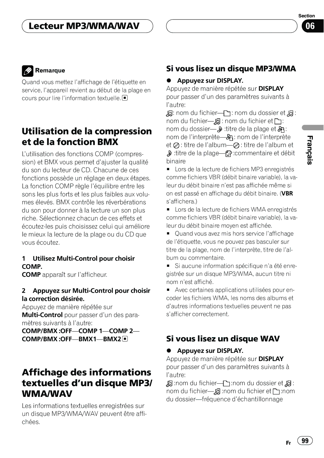 Pioneer DEH-P80MP operation manual 