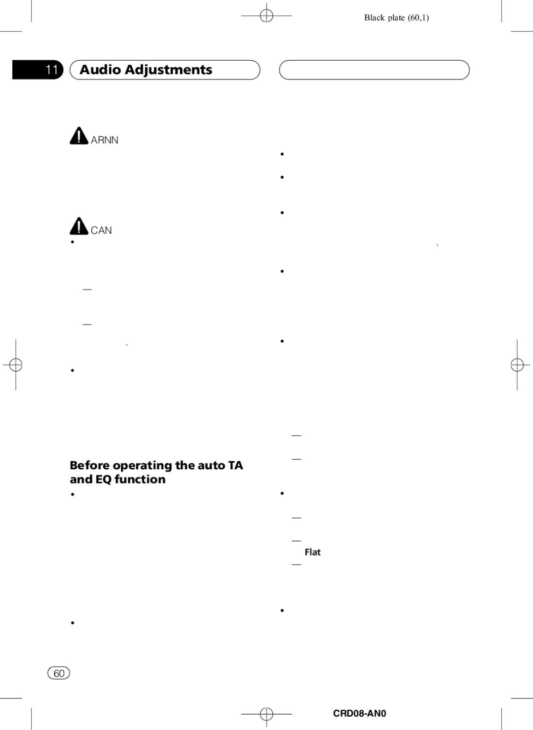 Pioneer DEH-P80RS operation manual Before operating the auto TA and EQ function 