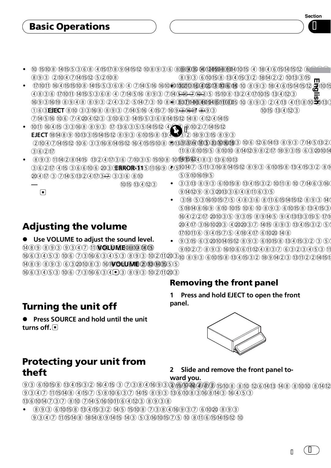 Pioneer DEH-P8600MP operation manual 