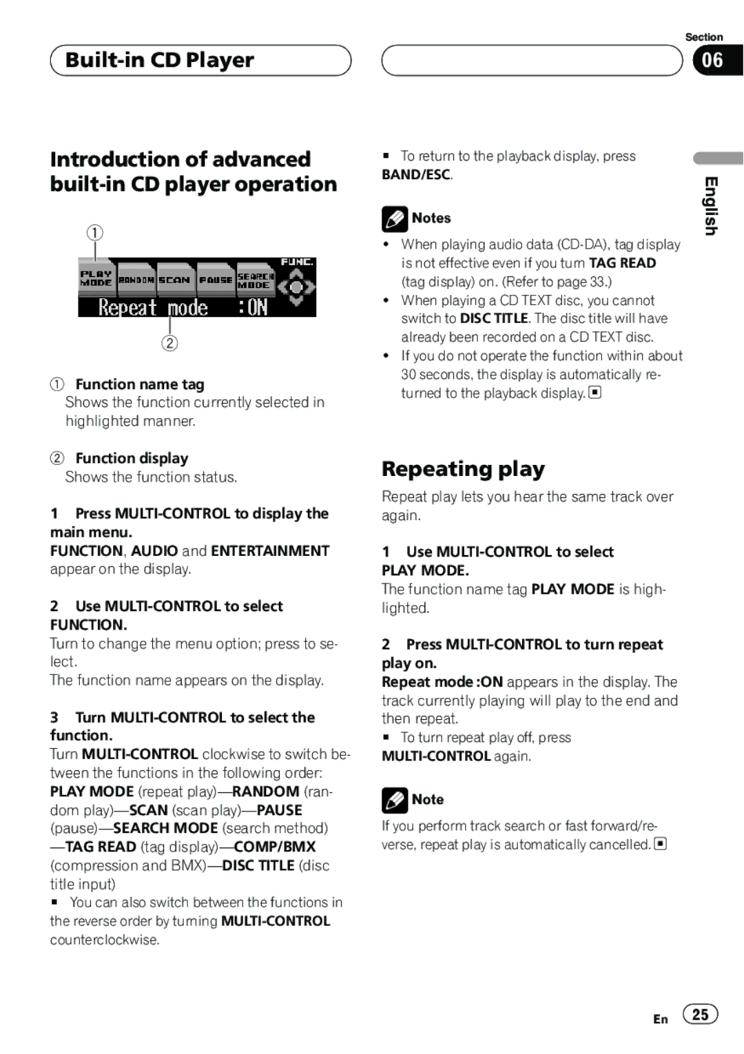 Pioneer DEH-P8600MP operation manual 