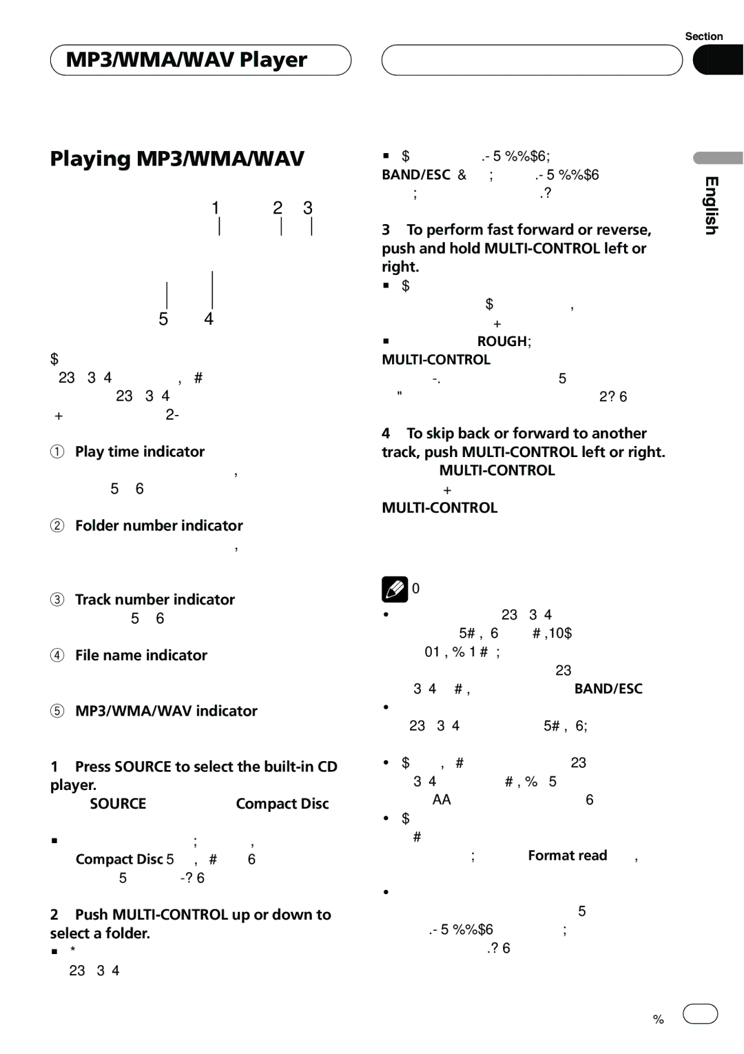 Pioneer DEH-P8600MP operation manual 