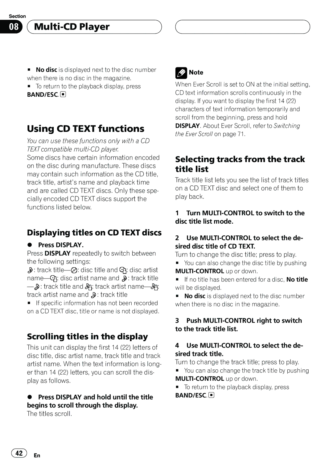 Pioneer DEH-P8600MP operation manual 