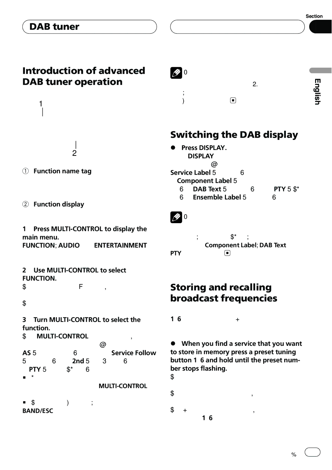 Pioneer DEH-P8600MP operation manual 