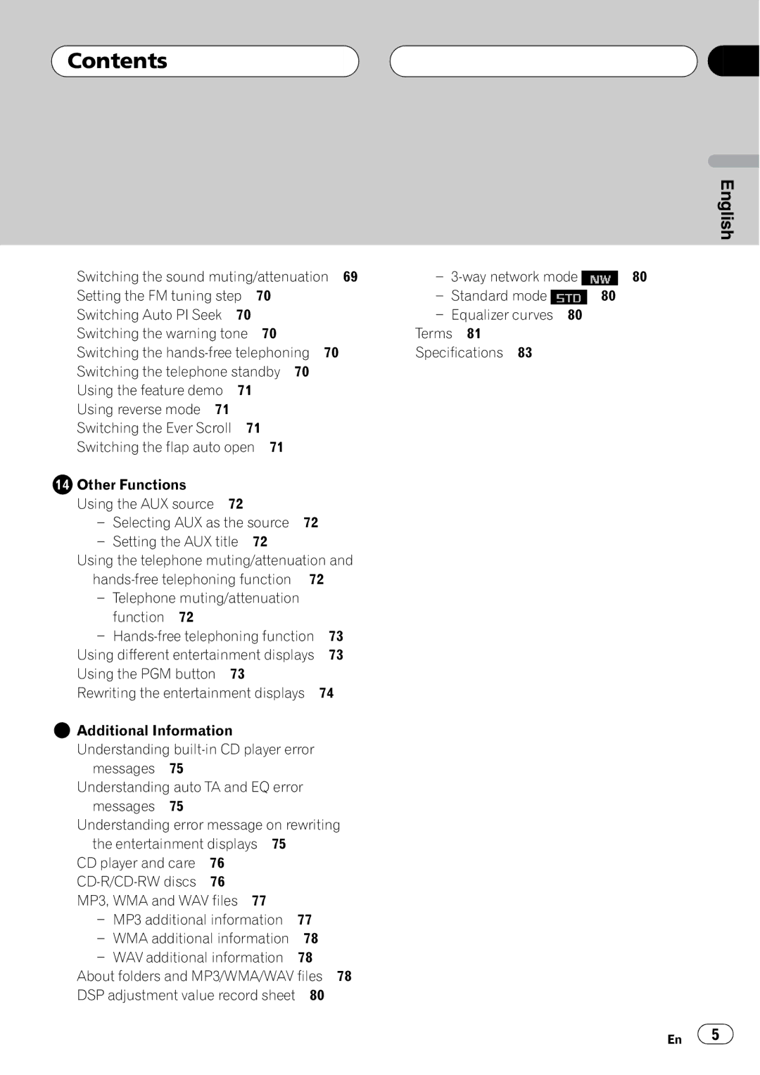 Pioneer DEH-P8600MP operation manual 