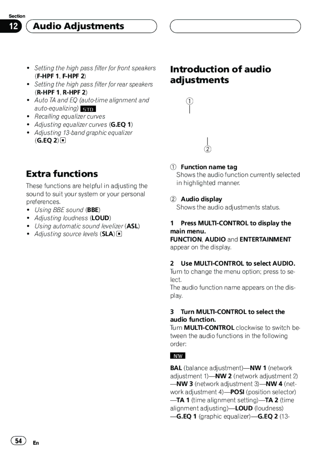 Pioneer DEH-P8600MP operation manual 