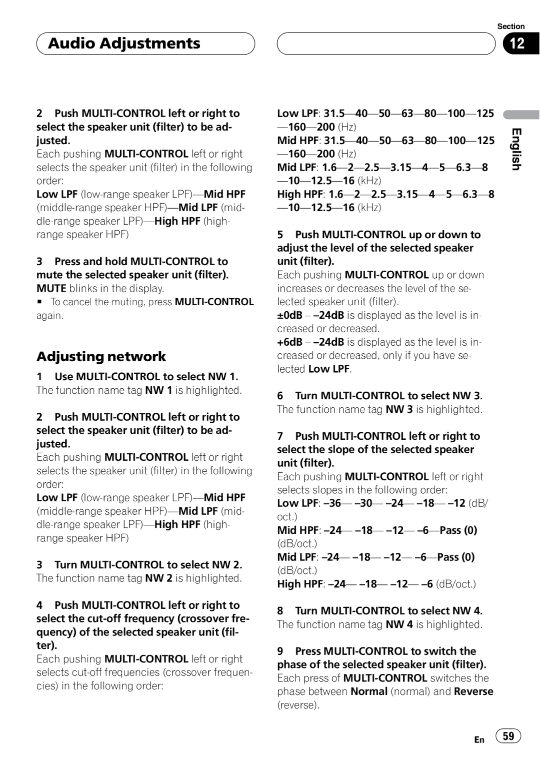 Pioneer DEH-P8600MP operation manual 