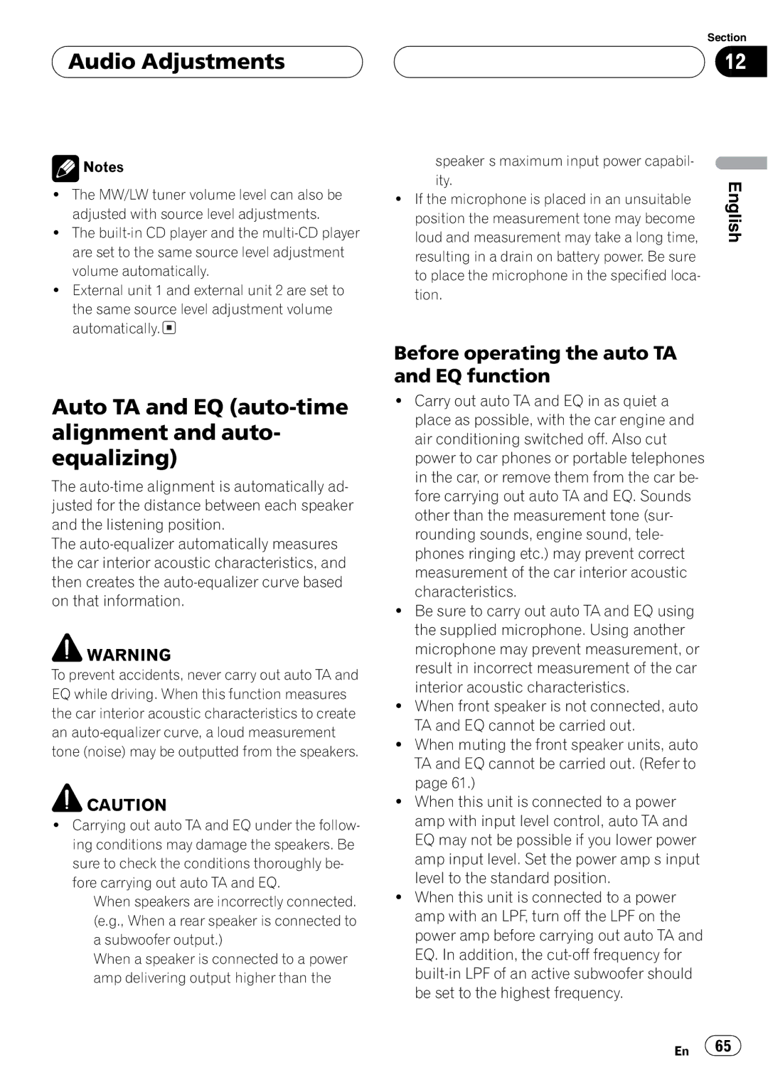 Pioneer DEH-P8600MP operation manual 