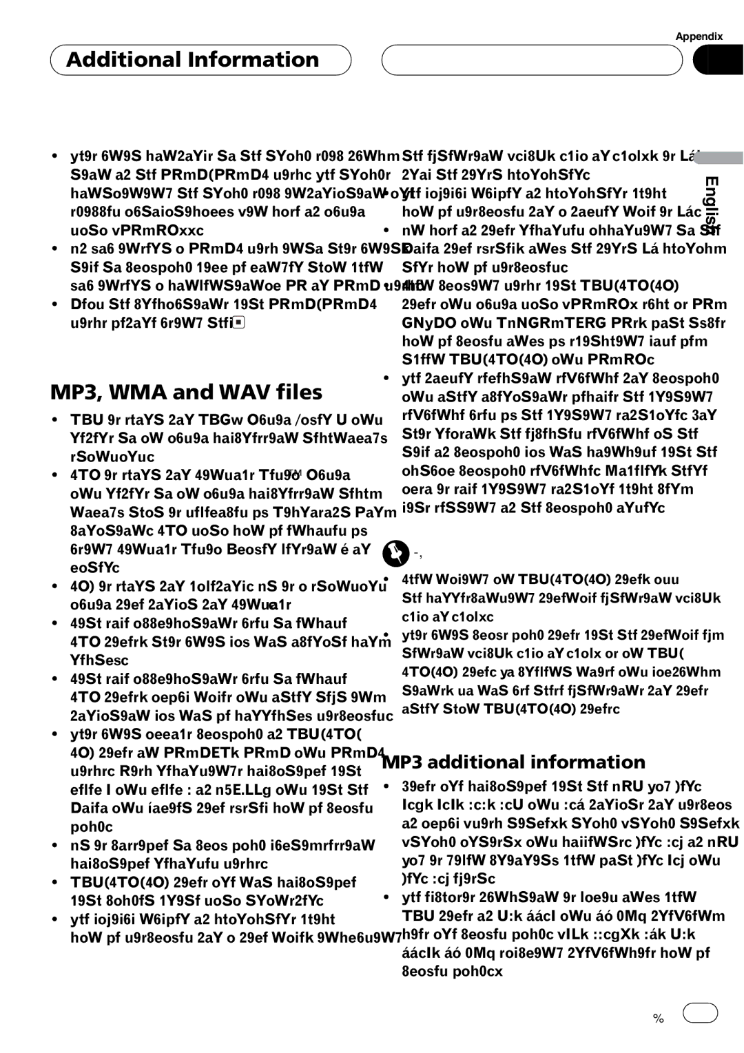 Pioneer DEH-P8600MP operation manual 