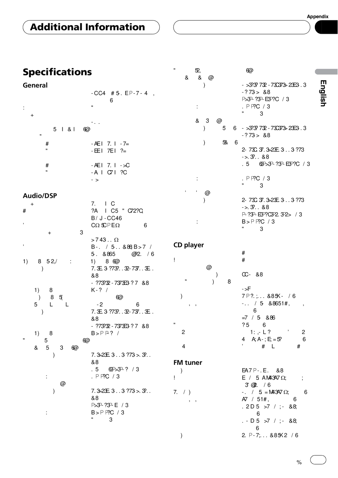 Pioneer DEH-P8600MP operation manual 