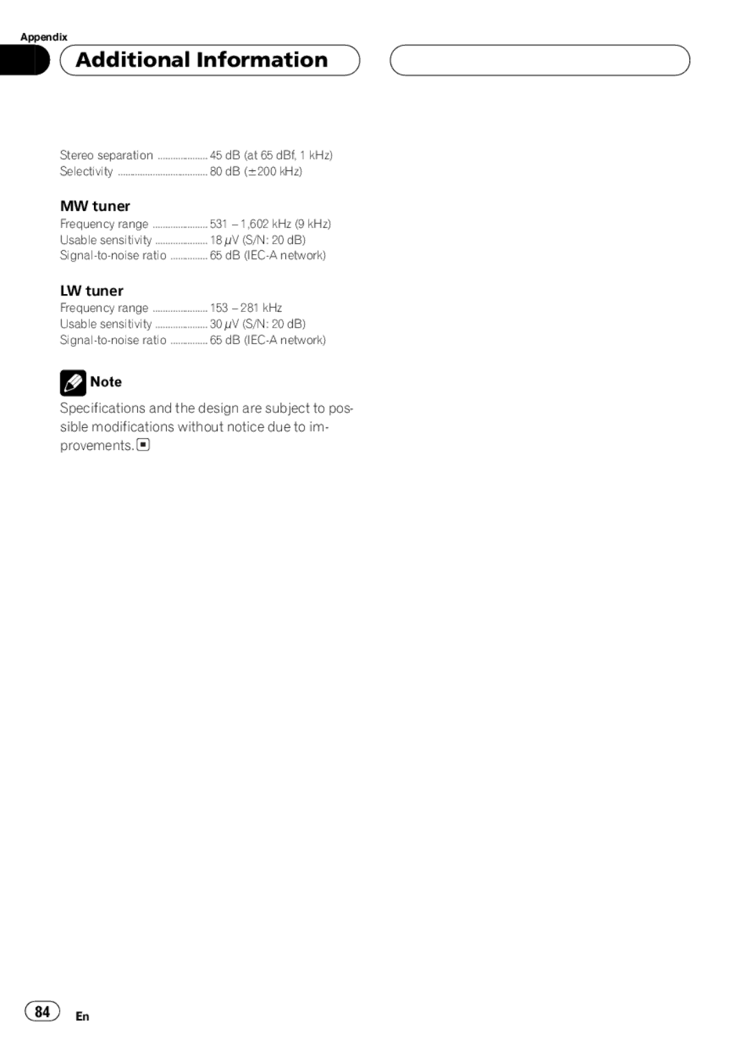 Pioneer DEH-P8600MP operation manual 