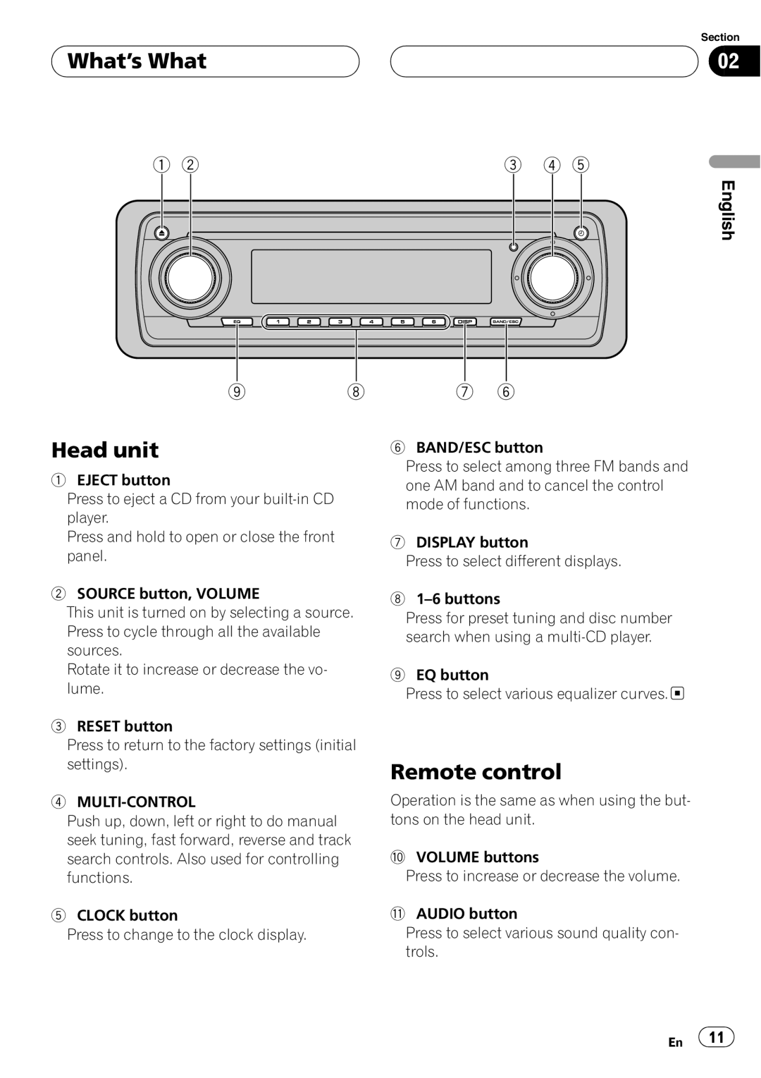 Pioneer DEH-P8600MP operation manual 