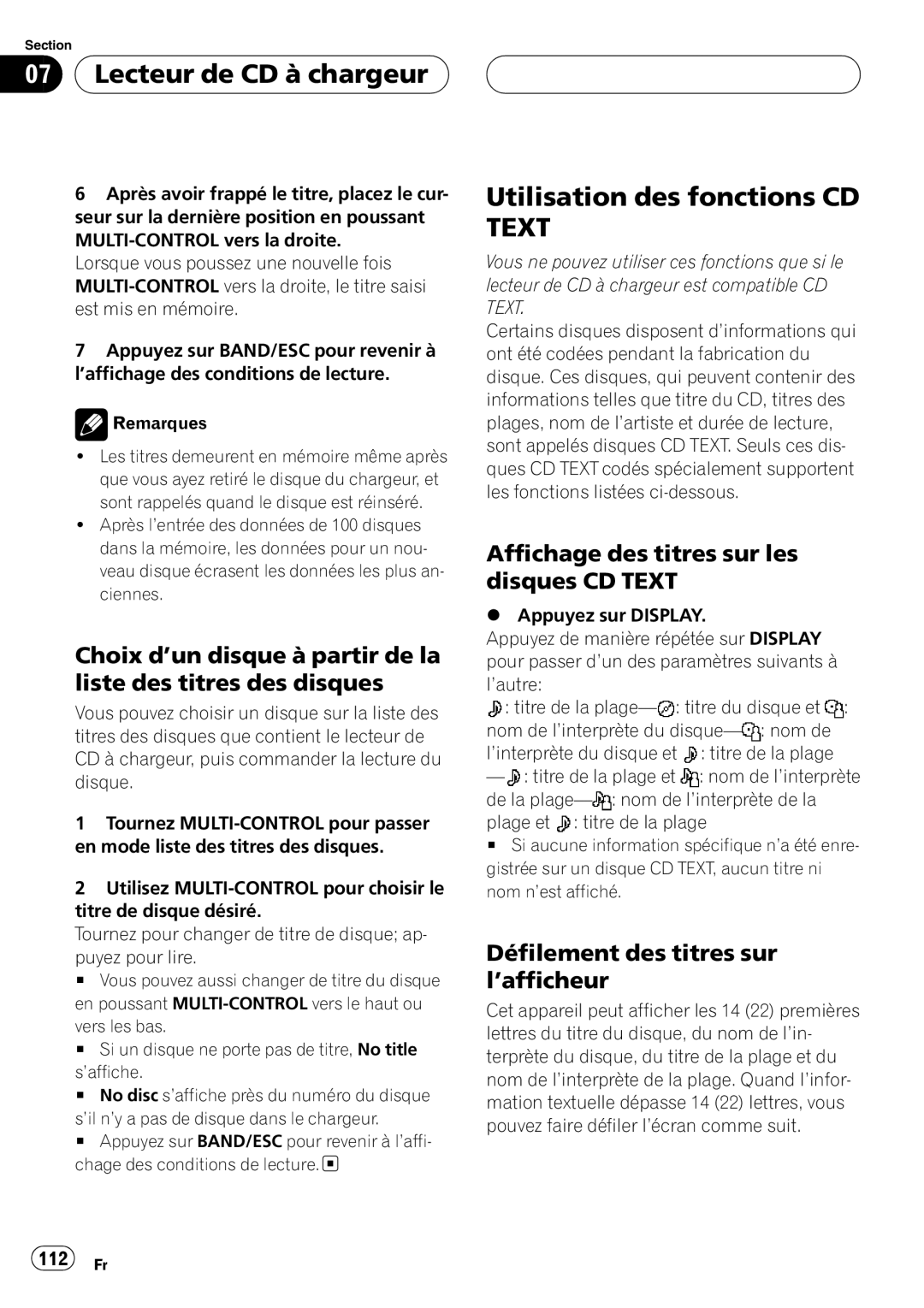 Pioneer DEH-P8600MP operation manual 