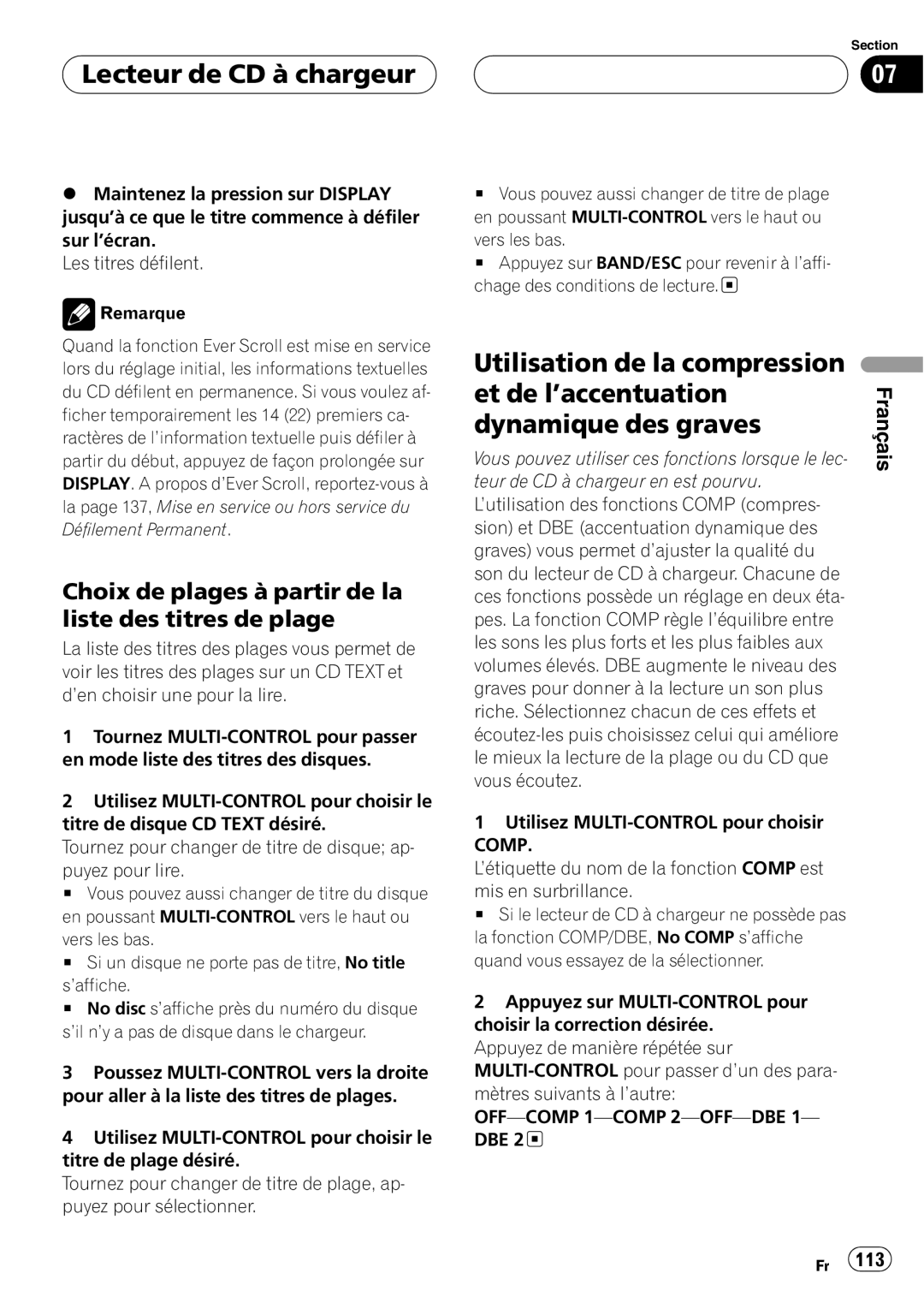 Pioneer DEH-P8600MP operation manual 