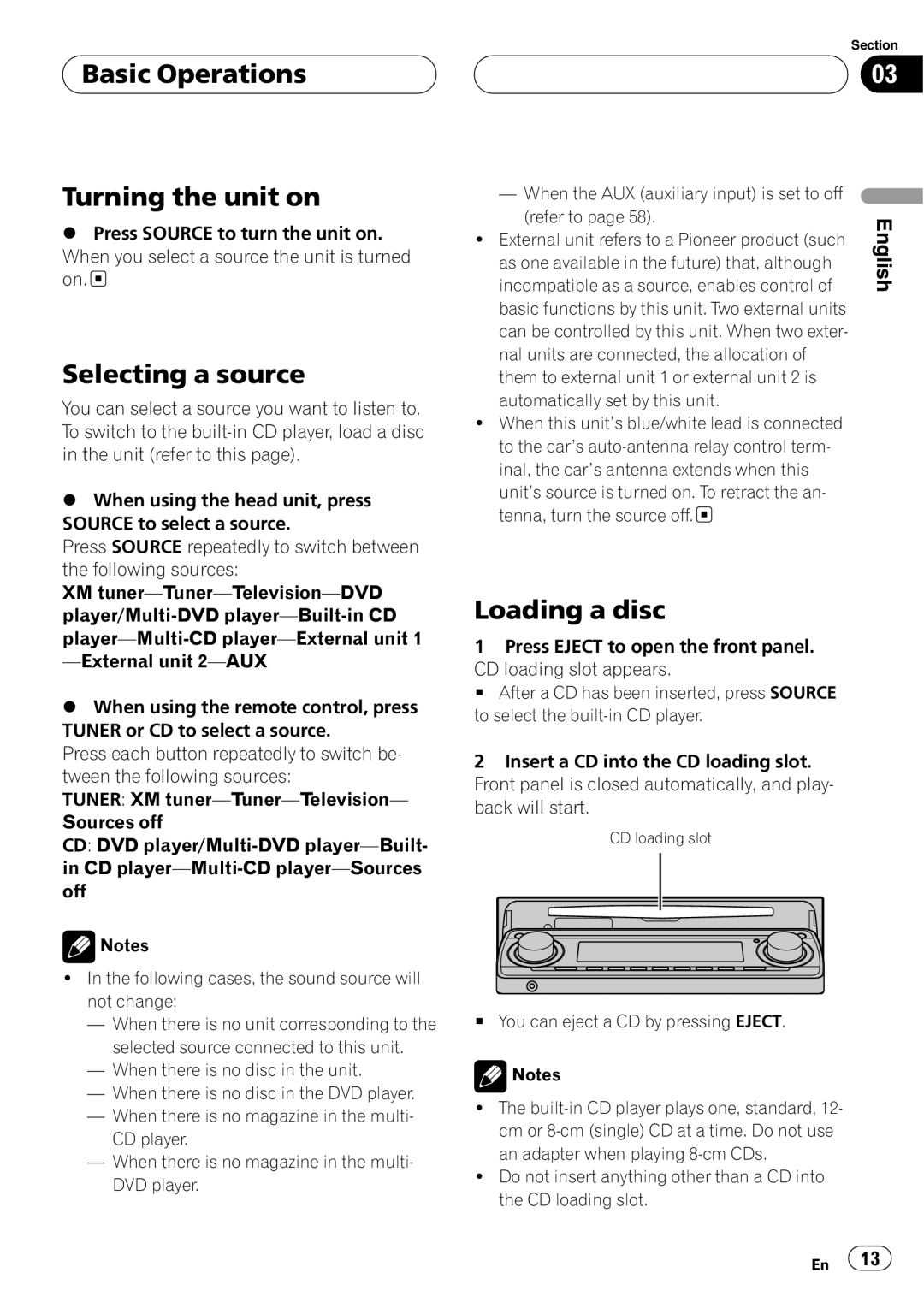 Pioneer DEH-P8600MP operation manual 