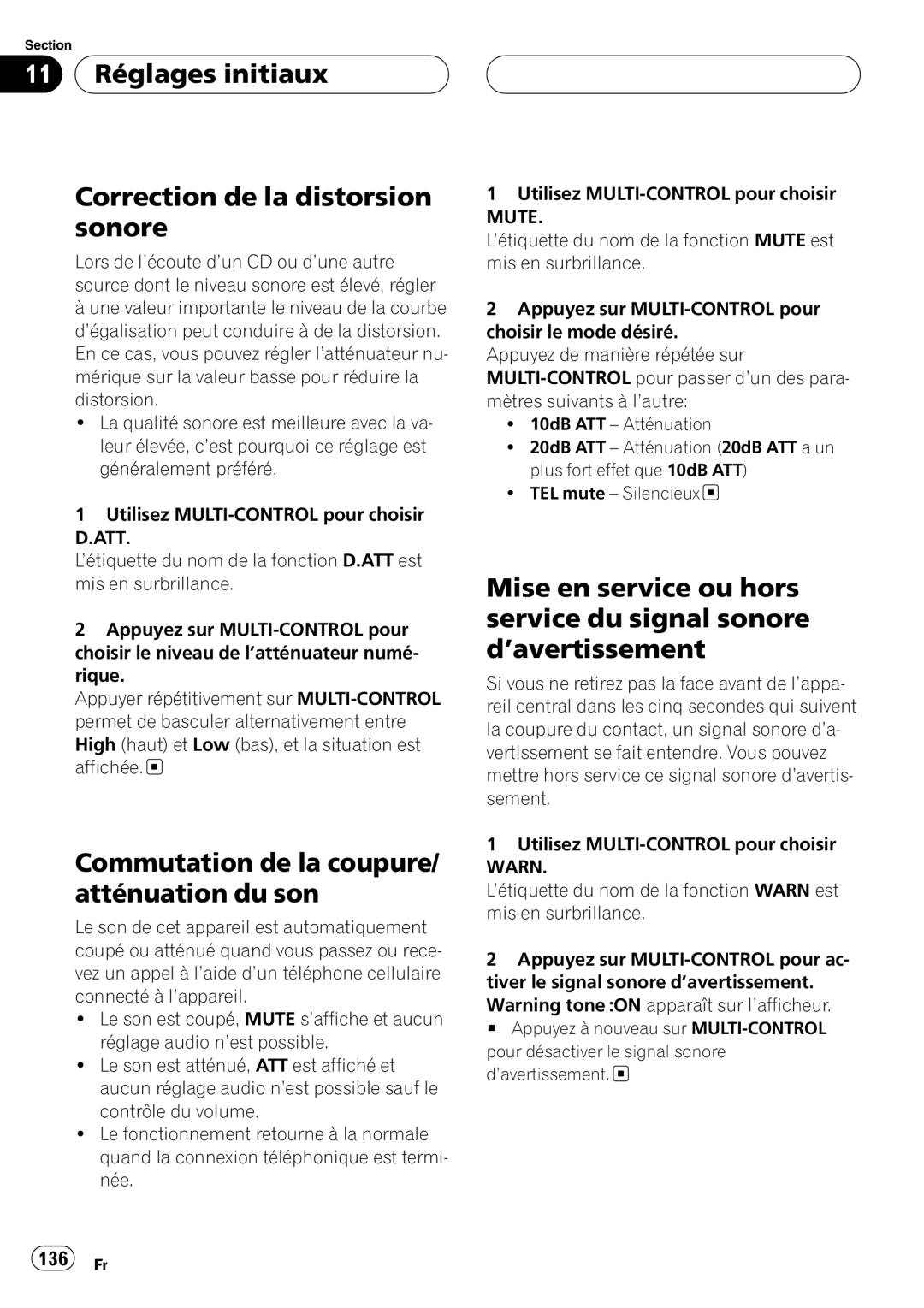 Pioneer DEH-P8600MP operation manual 