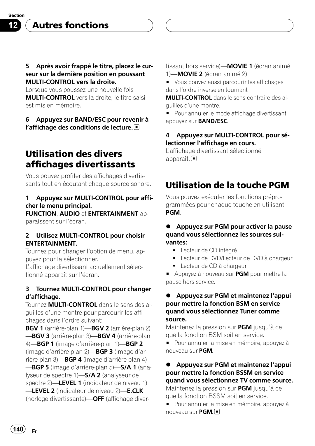 Pioneer DEH-P8600MP operation manual 