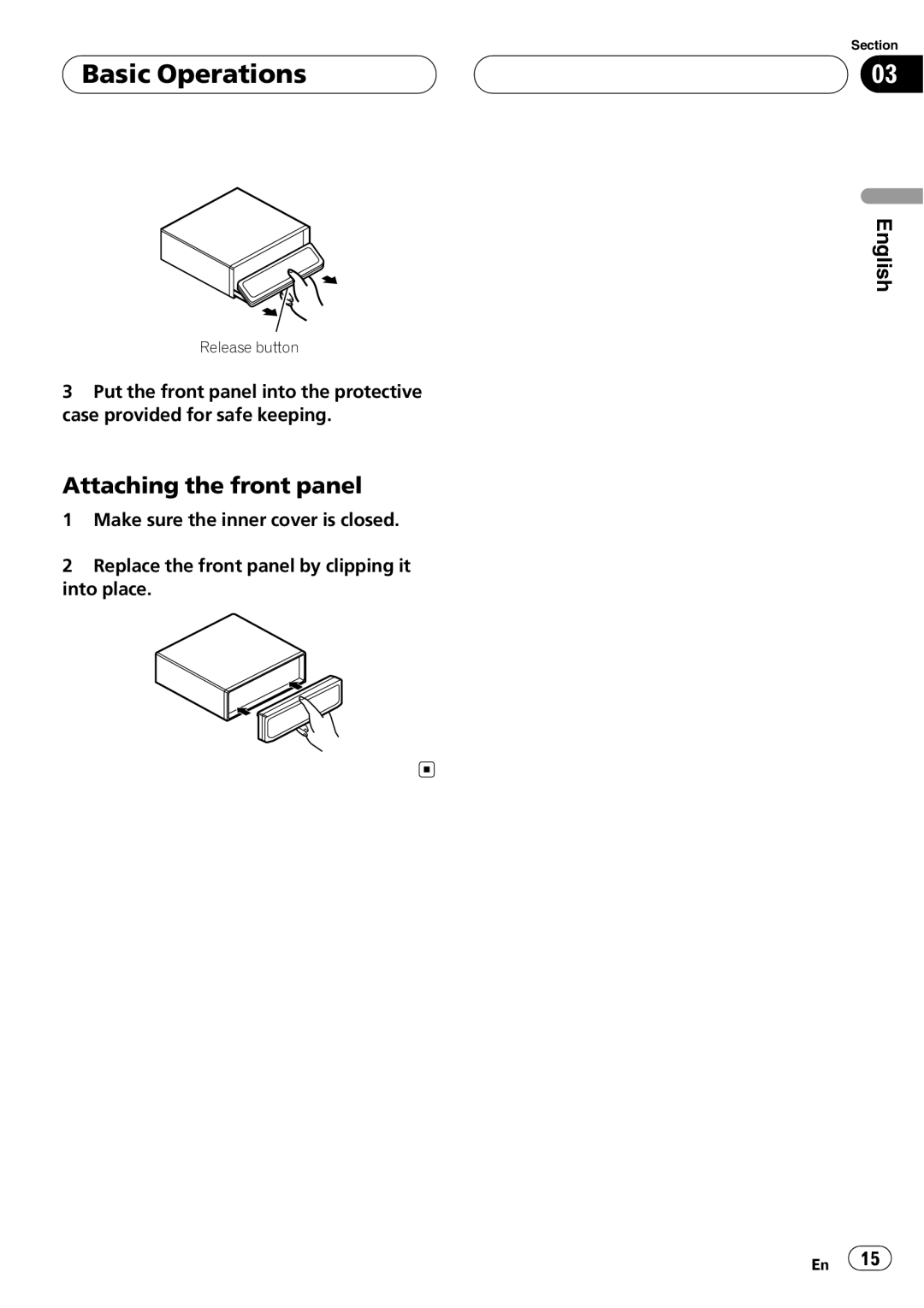 Pioneer DEH-P8600MP operation manual 