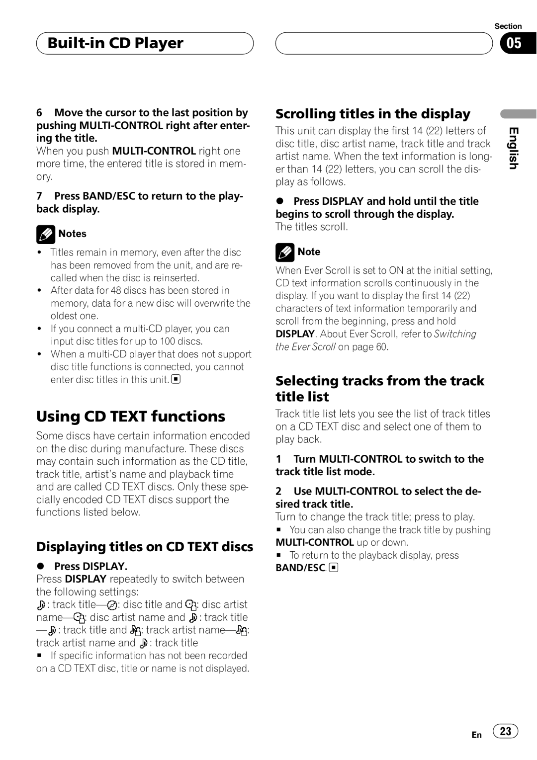 Pioneer DEH-P8600MP operation manual 