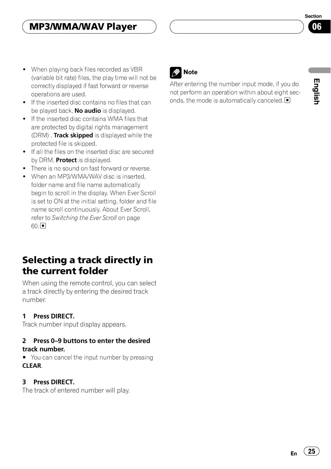 Pioneer DEH-P8600MP operation manual 