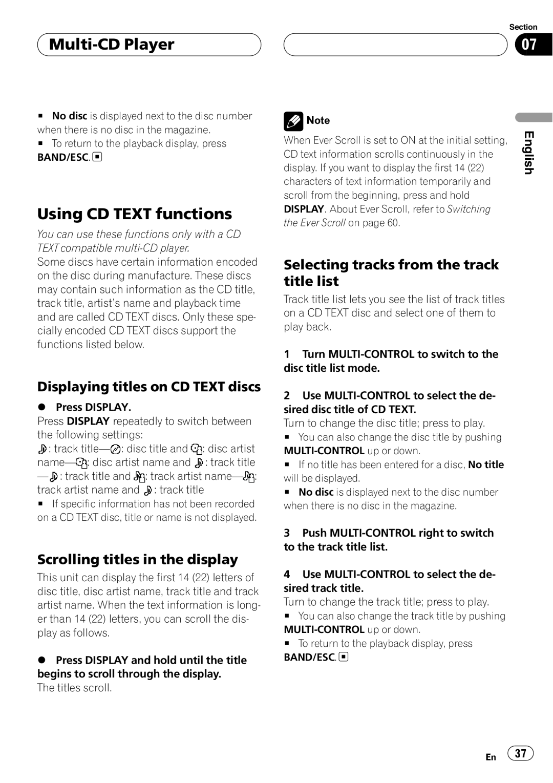 Pioneer DEH-P8600MP operation manual 