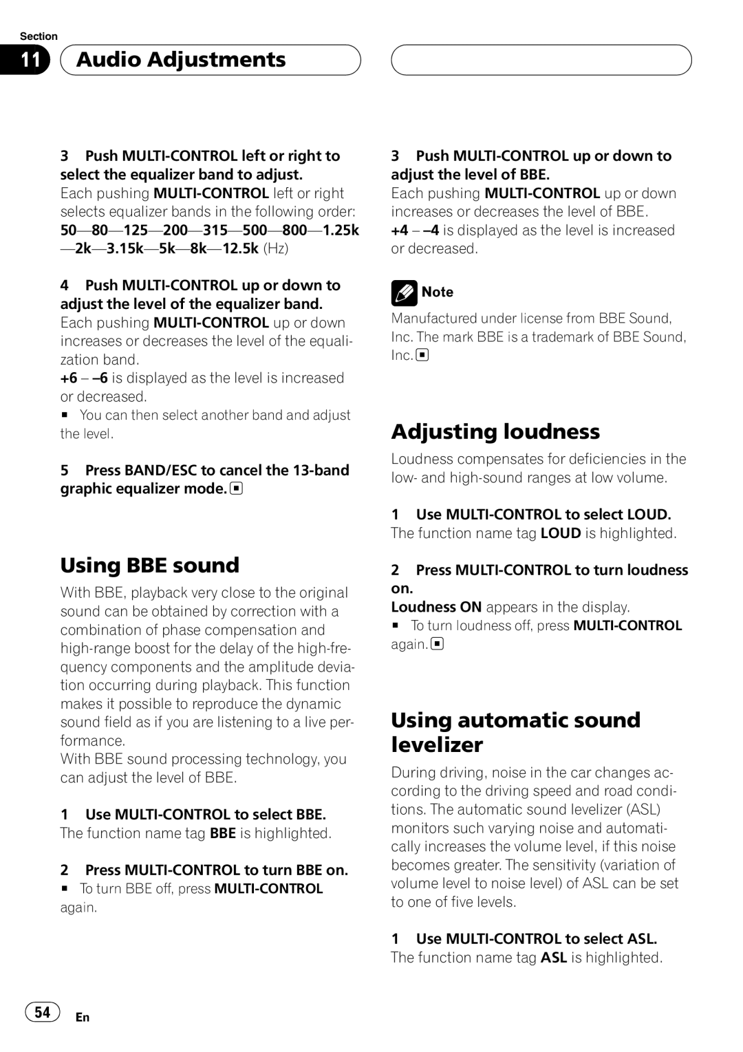 Pioneer DEH-P8600MP operation manual 