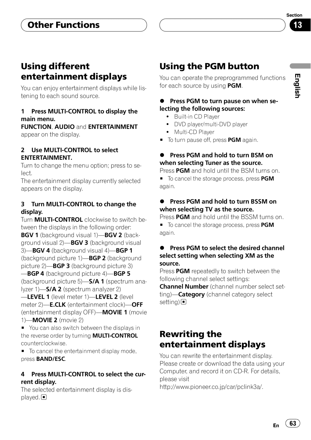 Pioneer DEH-P8600MP operation manual 