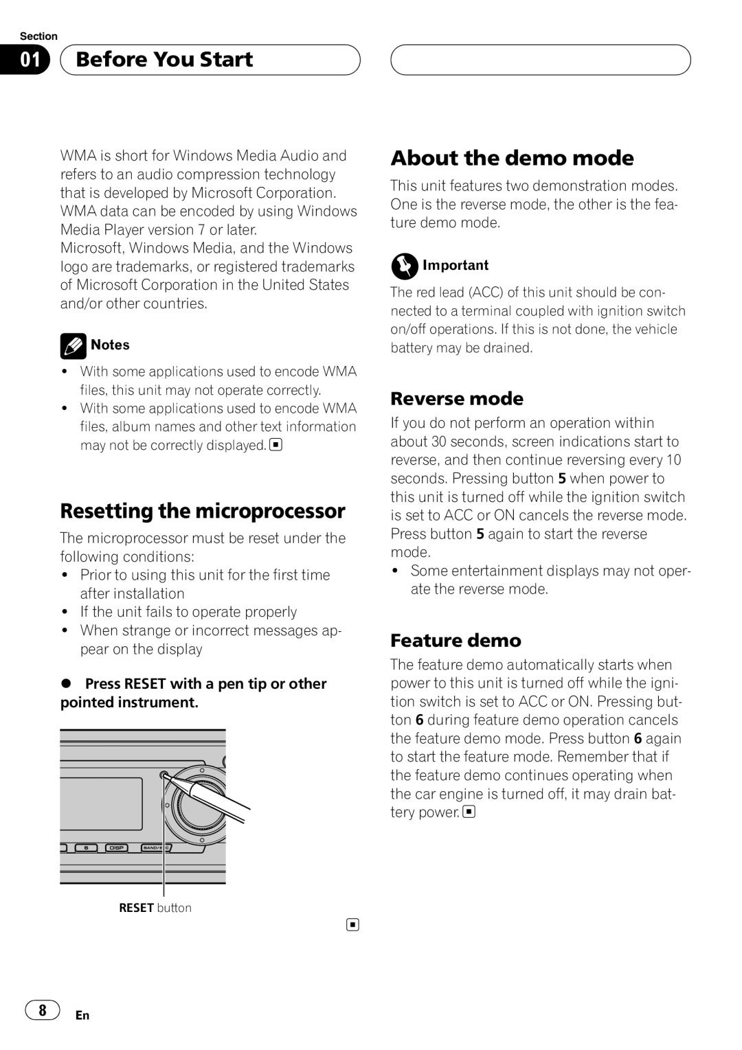 Pioneer DEH-P8600MP operation manual 