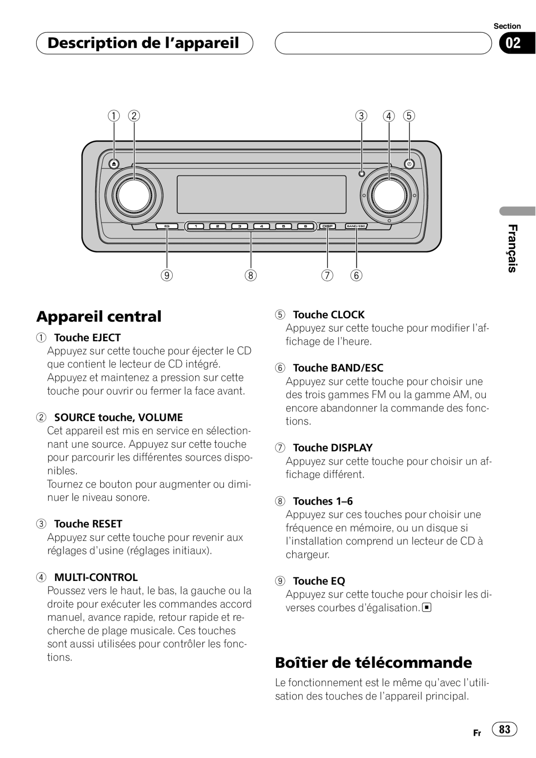 Pioneer DEH-P8600MP operation manual 