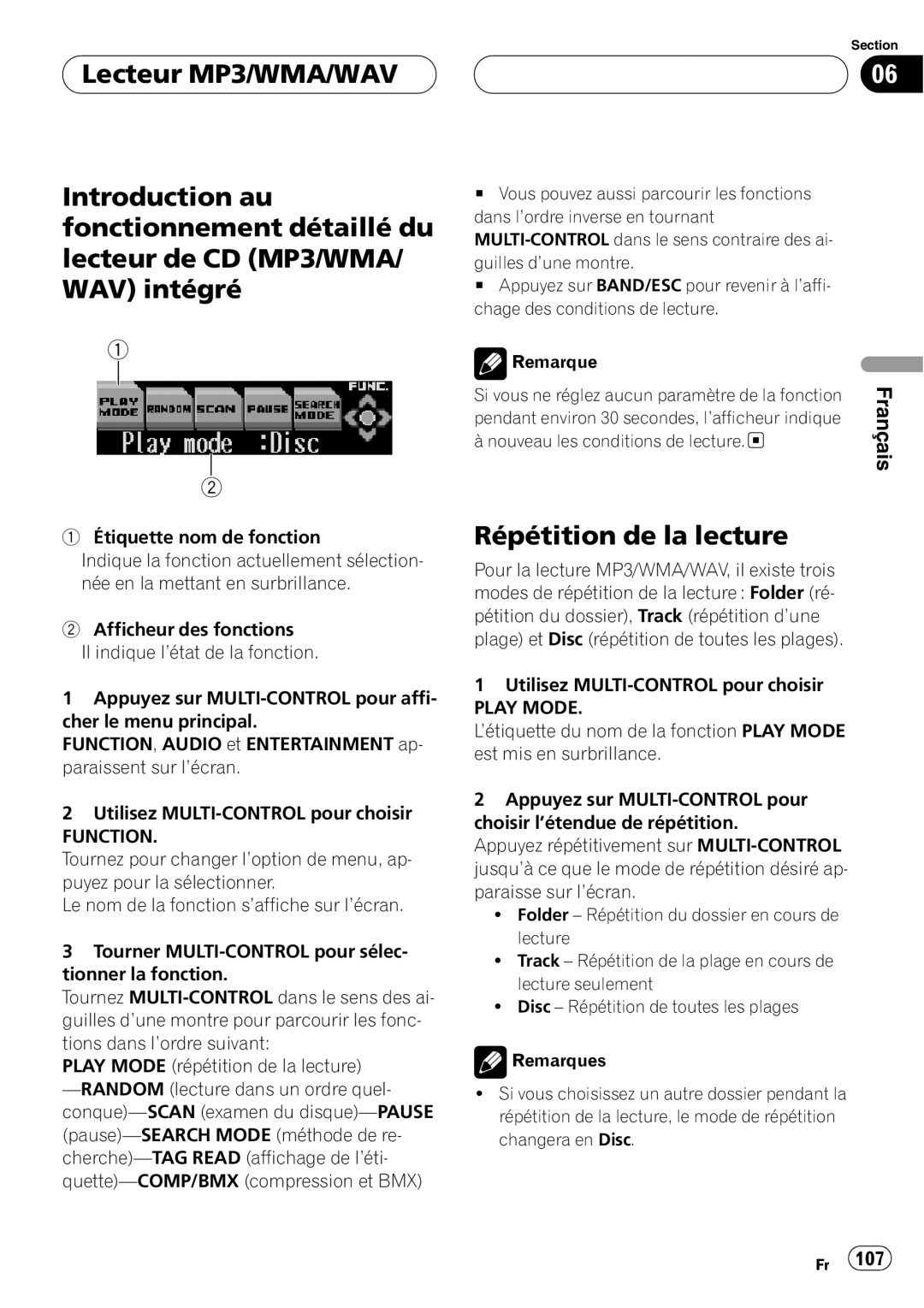 Pioneer DEH-P860MP operation manual 