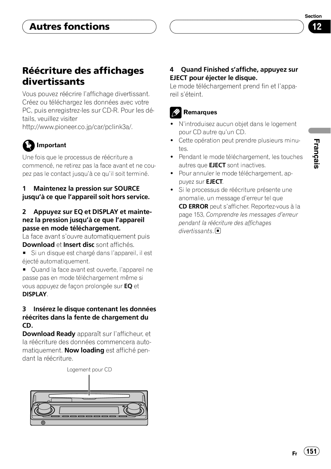 Pioneer DEH-P860MP operation manual 