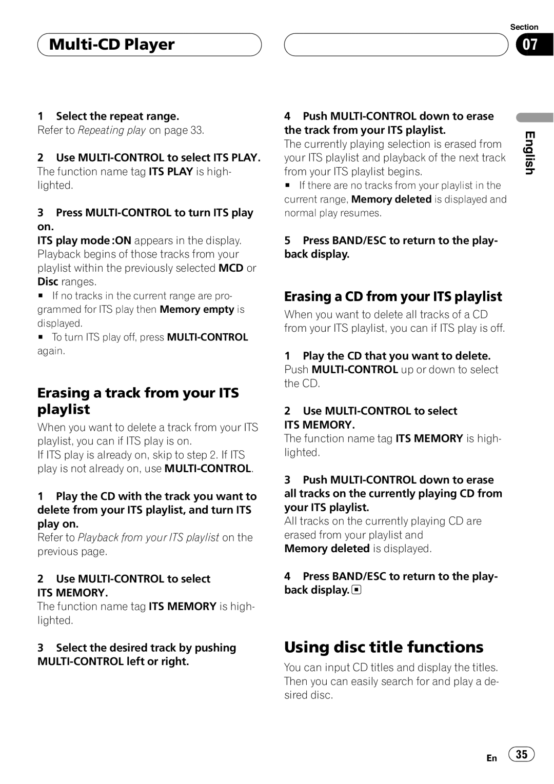 Pioneer DEH-P860MP operation manual 