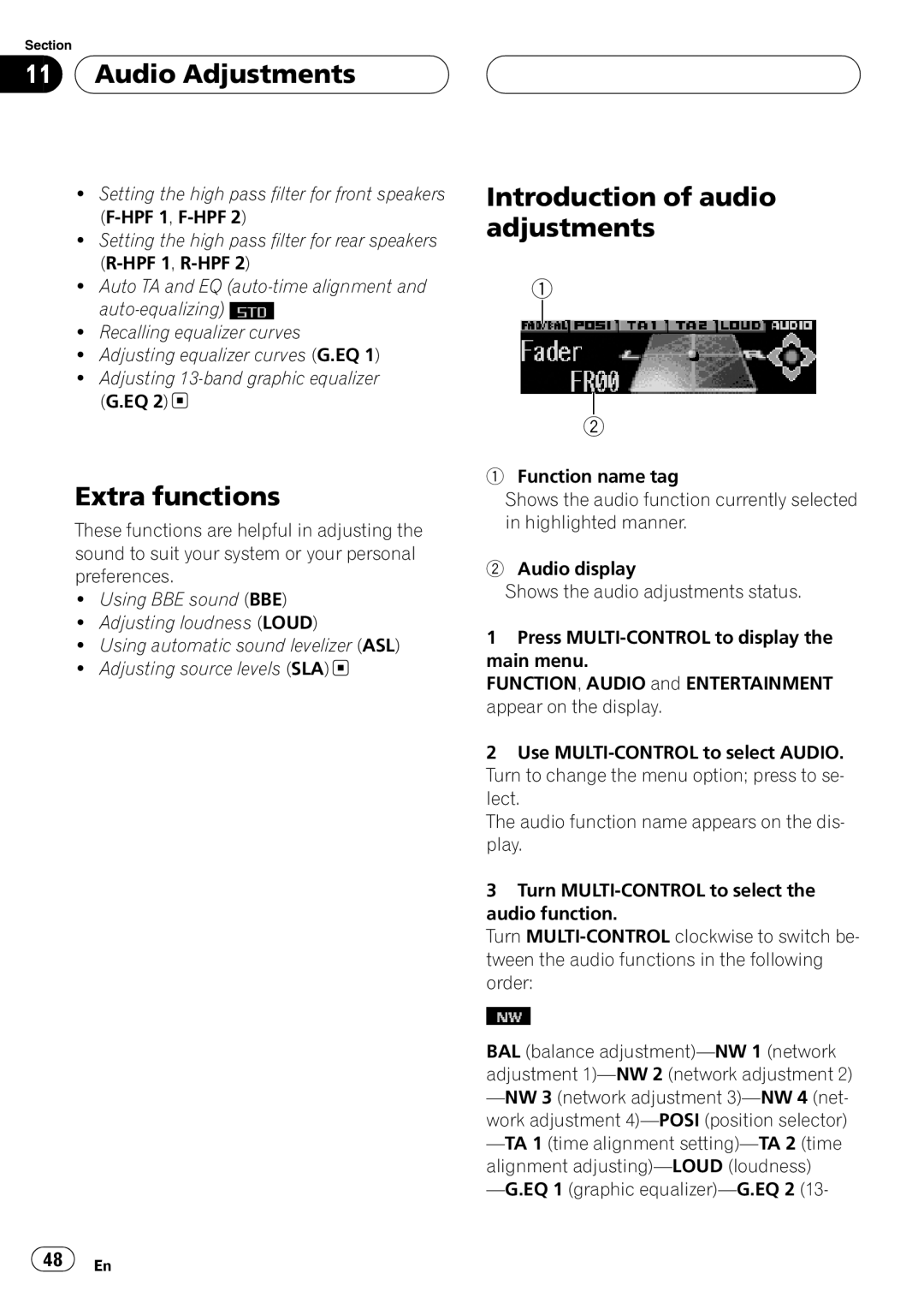 Pioneer DEH-P860MP operation manual 