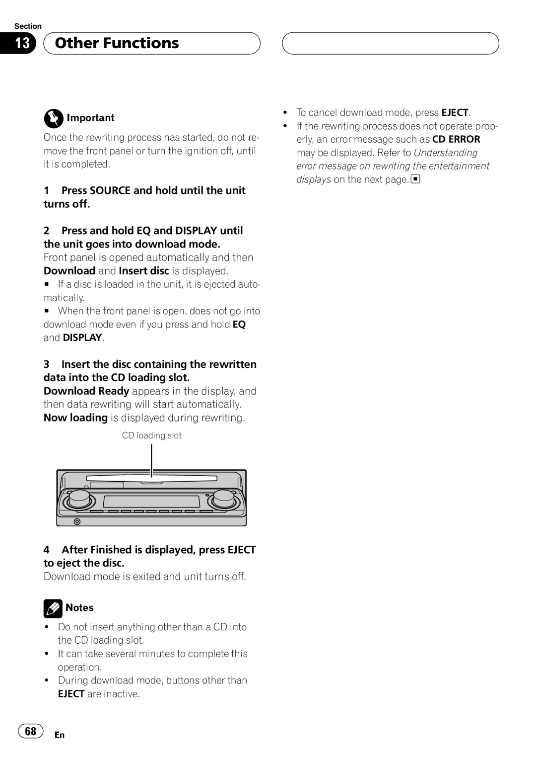 Pioneer DEH-P860MP operation manual 