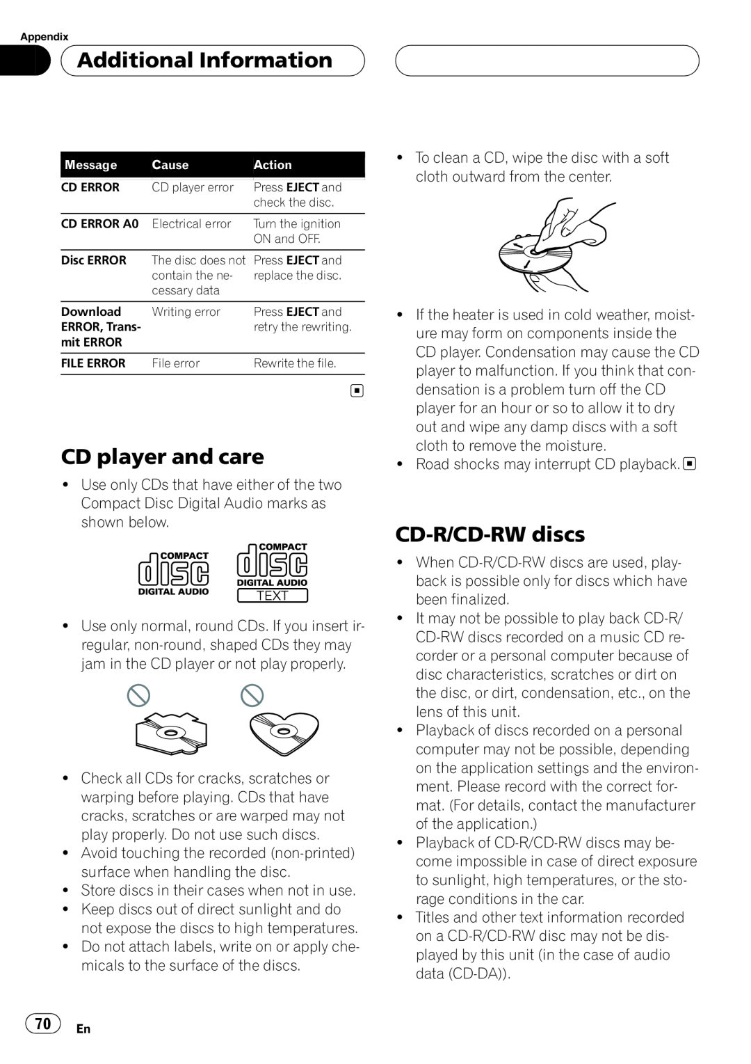 Pioneer DEH-P860MP operation manual 