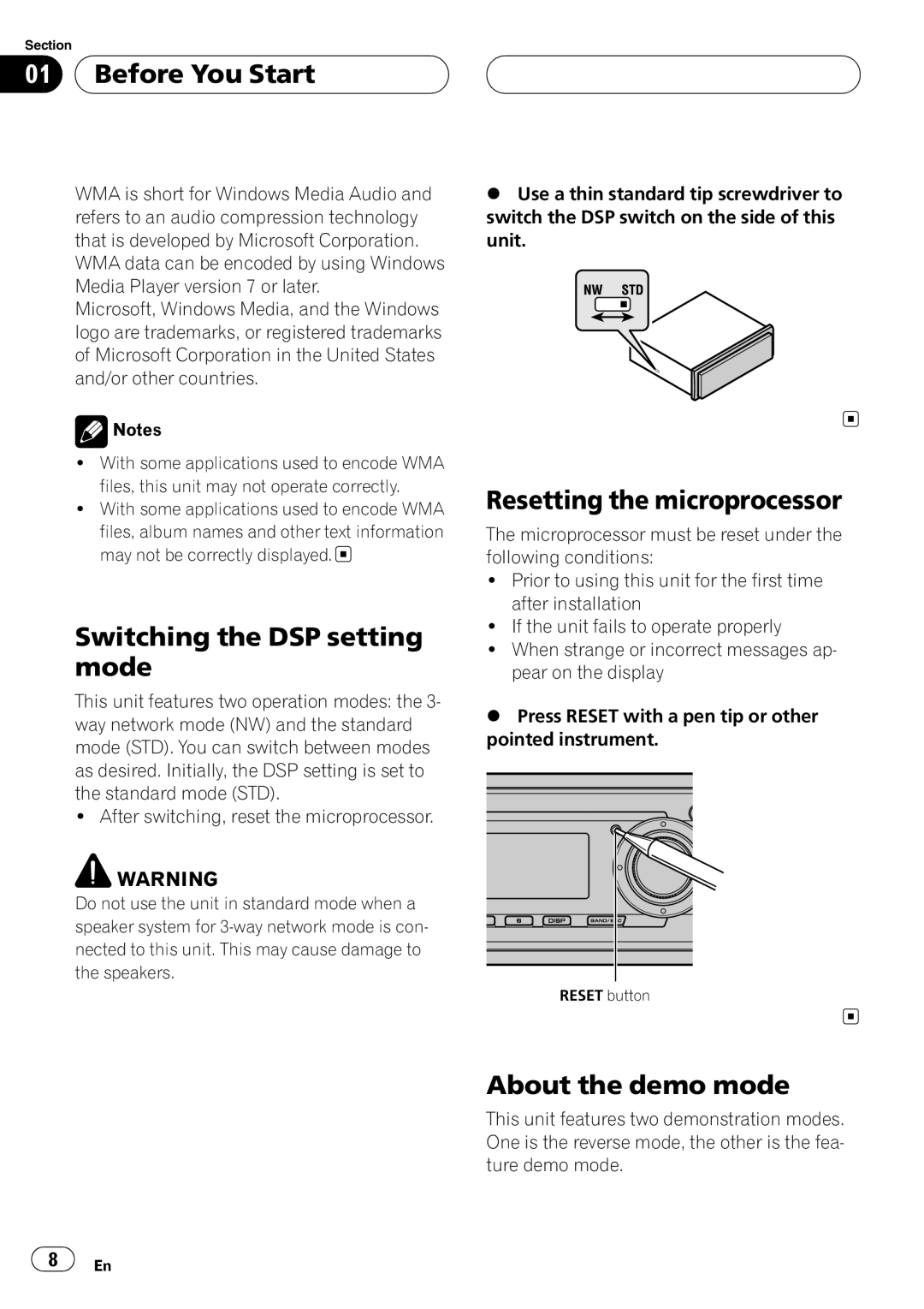 Pioneer DEH-P860MP operation manual 