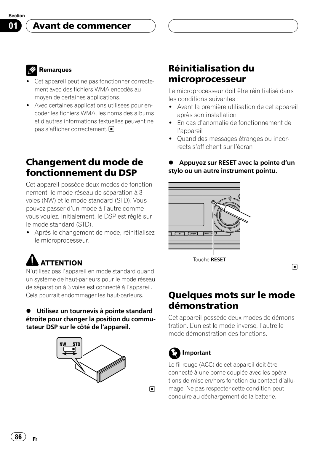 Pioneer DEH-P860MP operation manual 