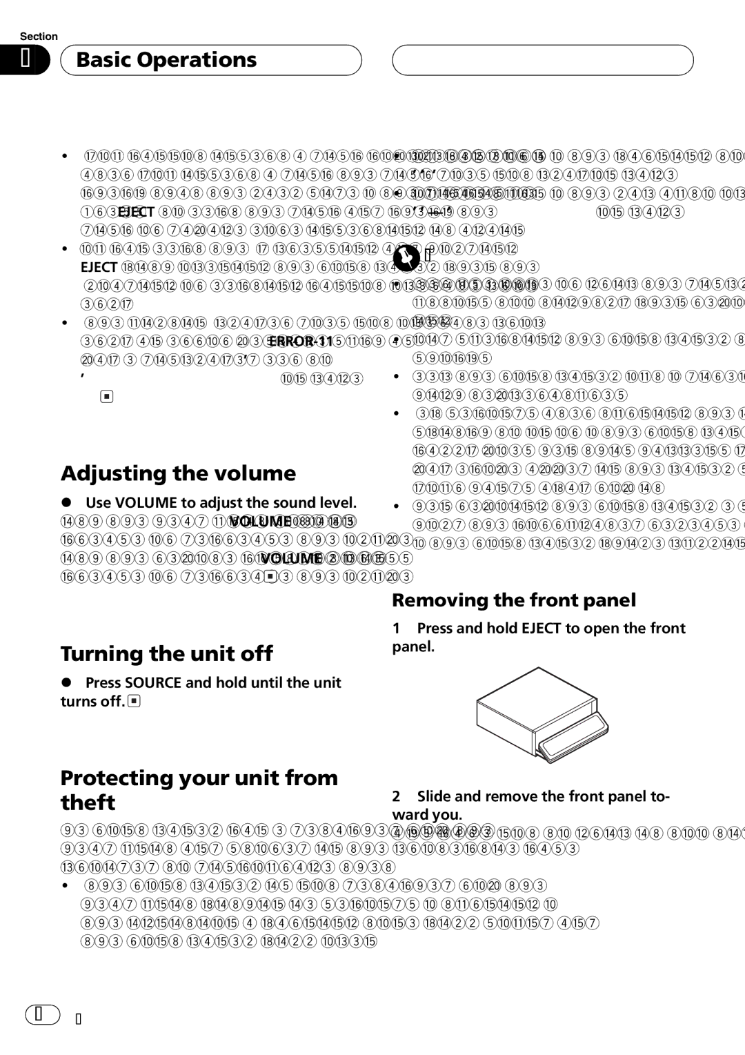 Pioneer DEH-P8650MP operation manual 