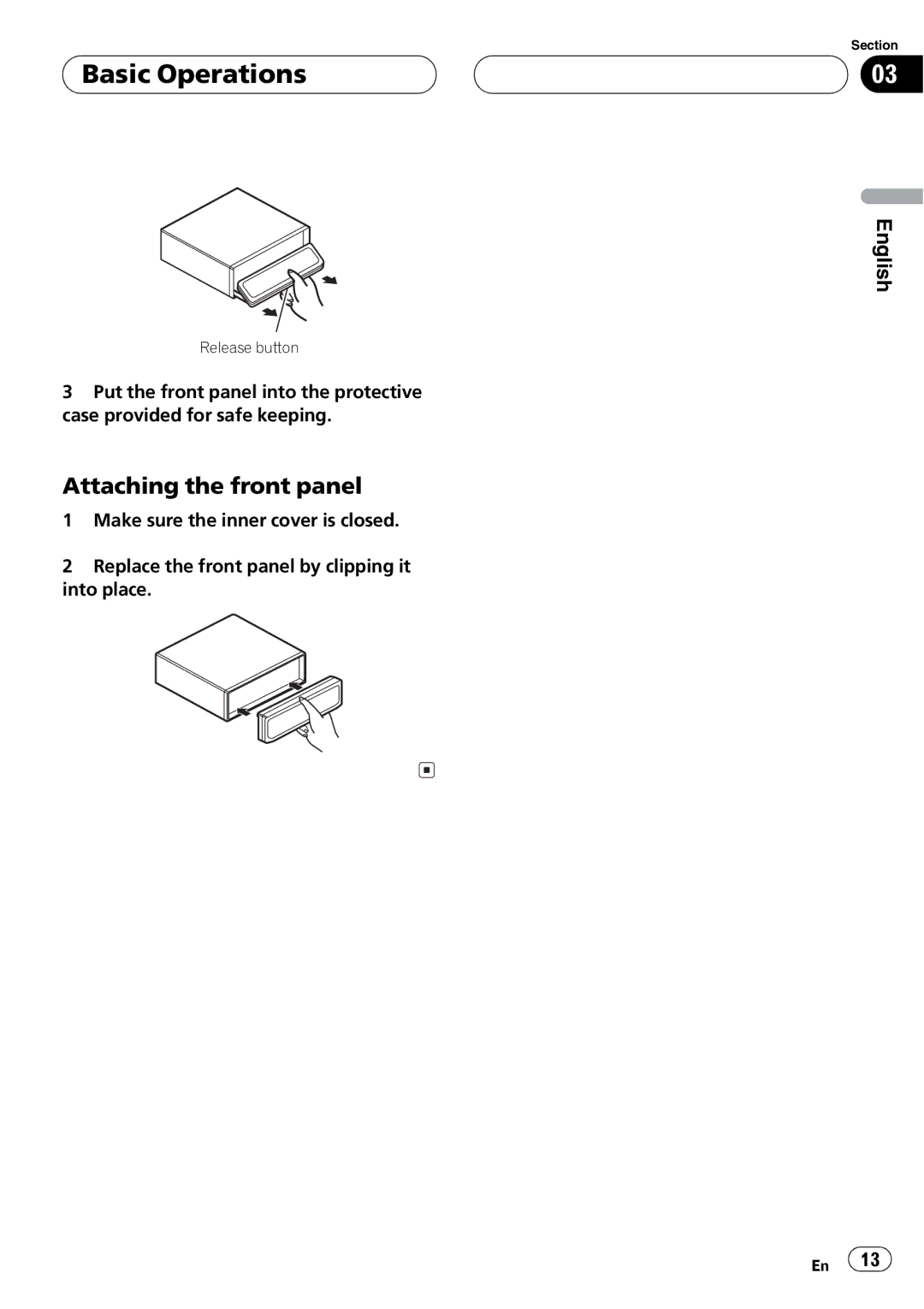 Pioneer DEH-P8650MP operation manual 