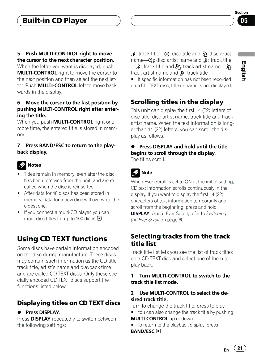 Pioneer DEH-P8650MP operation manual 